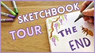 SKETCHBOOK TOUR #4 | 😨 2 ans de dessin ? | Carnet spécial feutres à alcool | 🤔Comment faire mieux ?