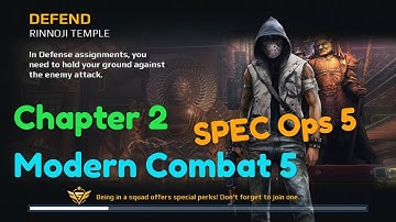 Modern Combat chapter 2 SPEC OPS 05 Defend Android games Re-Play