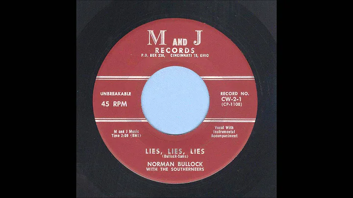 Norman Bullock - Lies Lies Lies - Rockabilly 45
