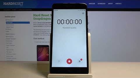 How to Record Sounds in XIAOMI Redmi Note 4 – Sound Recorder