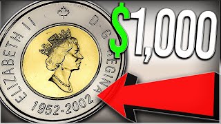'HOLY GRAIL 2002 TOONIE'  Look for this Rare Error Coin in your Pocket Change!!