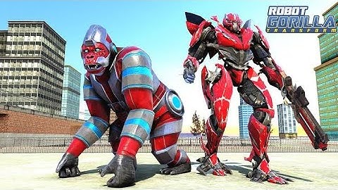 Gorilla Robot Car Robot Game Android Gameplay#2