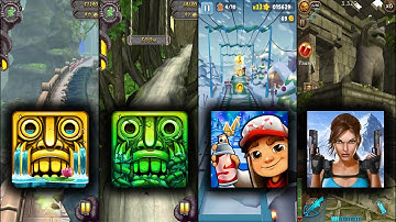 Temple Run 2 Enchanted Palace Vs Temple Run 2 Lost Jungle Vs Subway Surfers Vs Lara Croft Relic Run