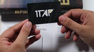 Unboxing 1TAP NFC Business Cards