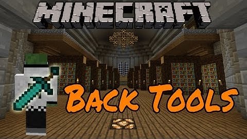 [MINECRAFT] Back Tools Mod Review 1.4.2!