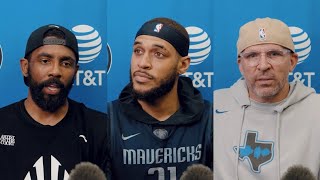 Kyrie Irving, Daniel Gafford, Jason Kidd | Mavs vs. Clippers Game 1 postgame press conference