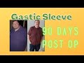 Gastric Sleeve Recovery - 90 Days Post Op