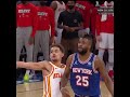 Trae Young bows in Madison Square Garden after hitting the DAGGER 👀