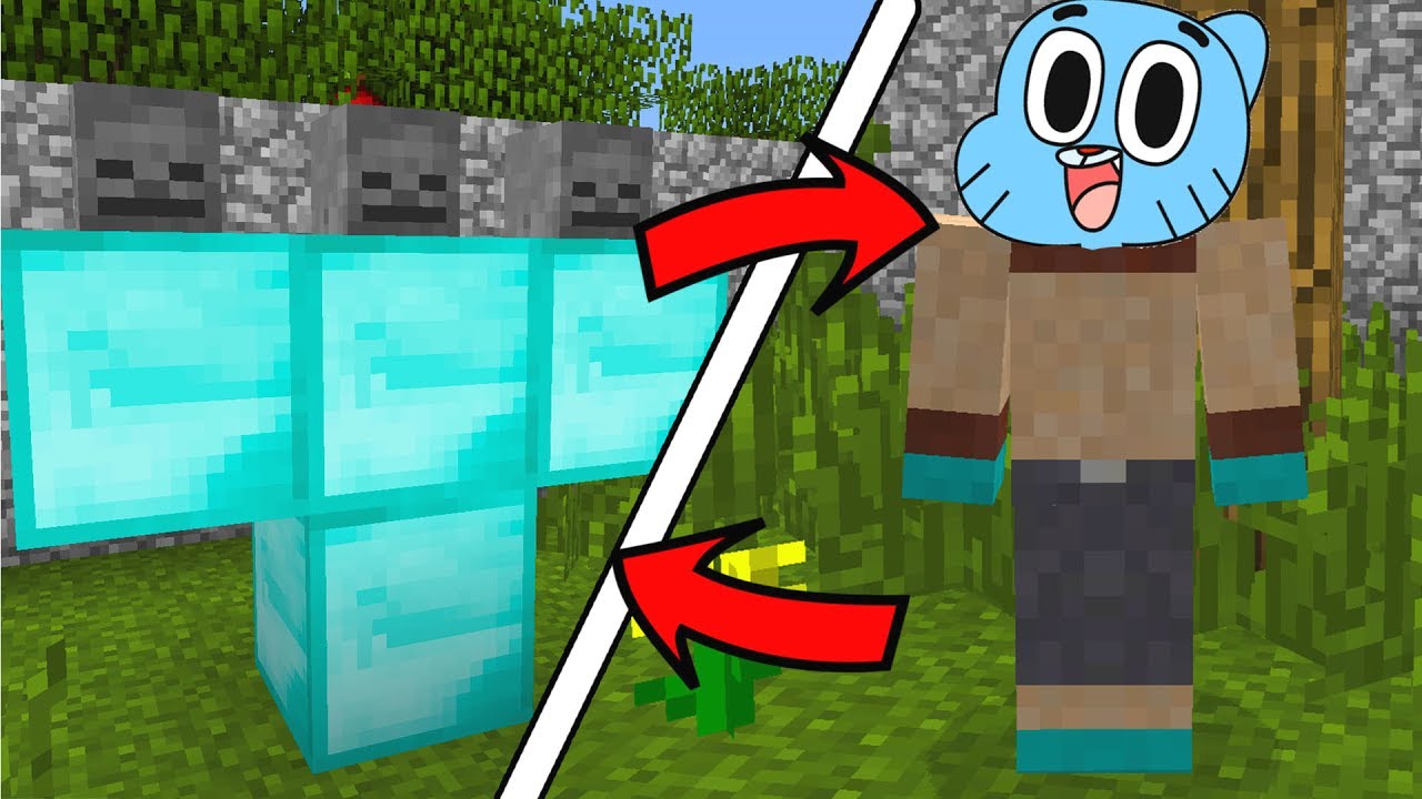 How To Spawn Gumball in Minecraft (The Amazing World Of Gumball Addon)🌟OF....