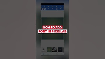How To Add Fonts In Pixellab Tutorial