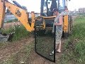 🚜Разбили заднее стекло(триплекс) на JCB 4CX🔨🔧Замена и вклейка закаленного(сталинитовое)стекла👍