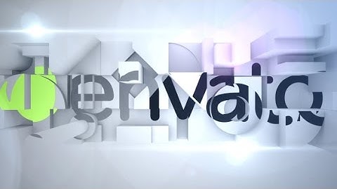After Effects Template: Elegant 3D Logo Reveal
