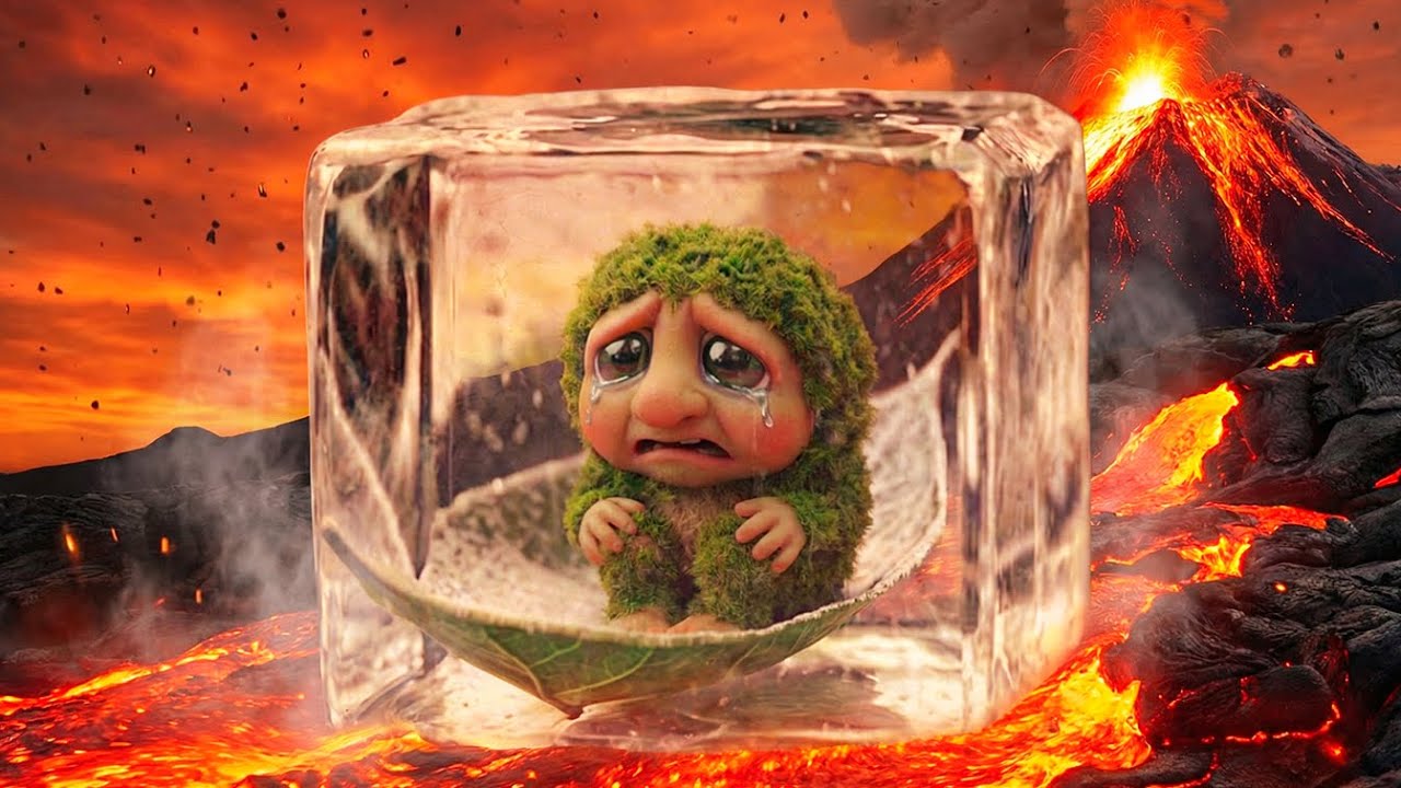 Brr Brr Patapim Faces Danger On An Erupting Volcano – Luckily, Cappuccina Appears Just In Time!