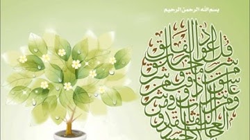 سوره الفلق للقارئ الشيخ نبيل الرفاعي