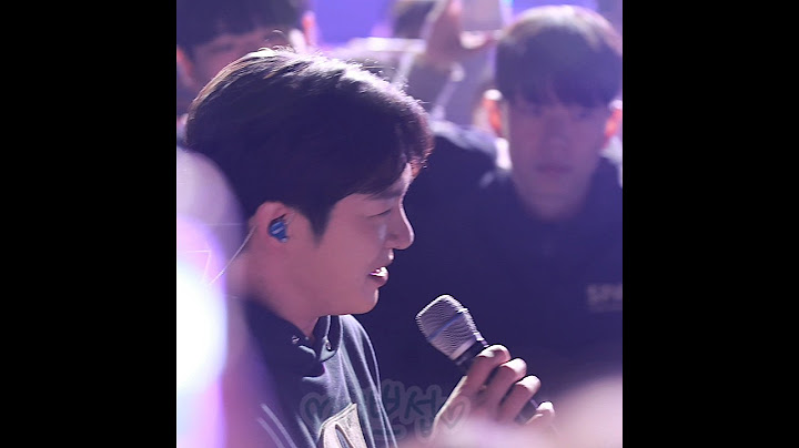 관객석으로 내려온 창섭이🥺🩷