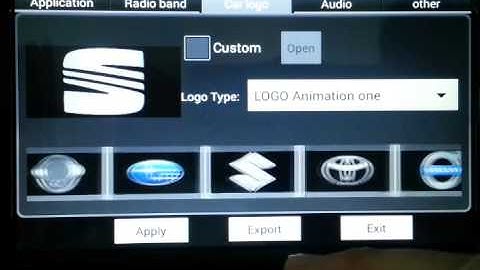 W2-D70XX Series Android 4.4 How to Change Car Logo-Powered by WITSON