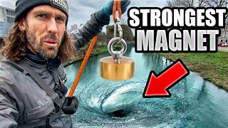 BIG MAGNET Fishing In Amsterdam's Canals GONE WRONG! by Bondi Treasure Hunter 108,788 views 1 month ago 19 minutes