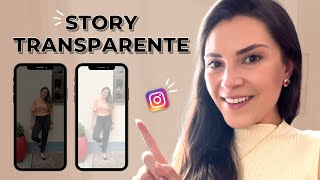 Como deixar a FOTO TRANSPARENTE no Instagram