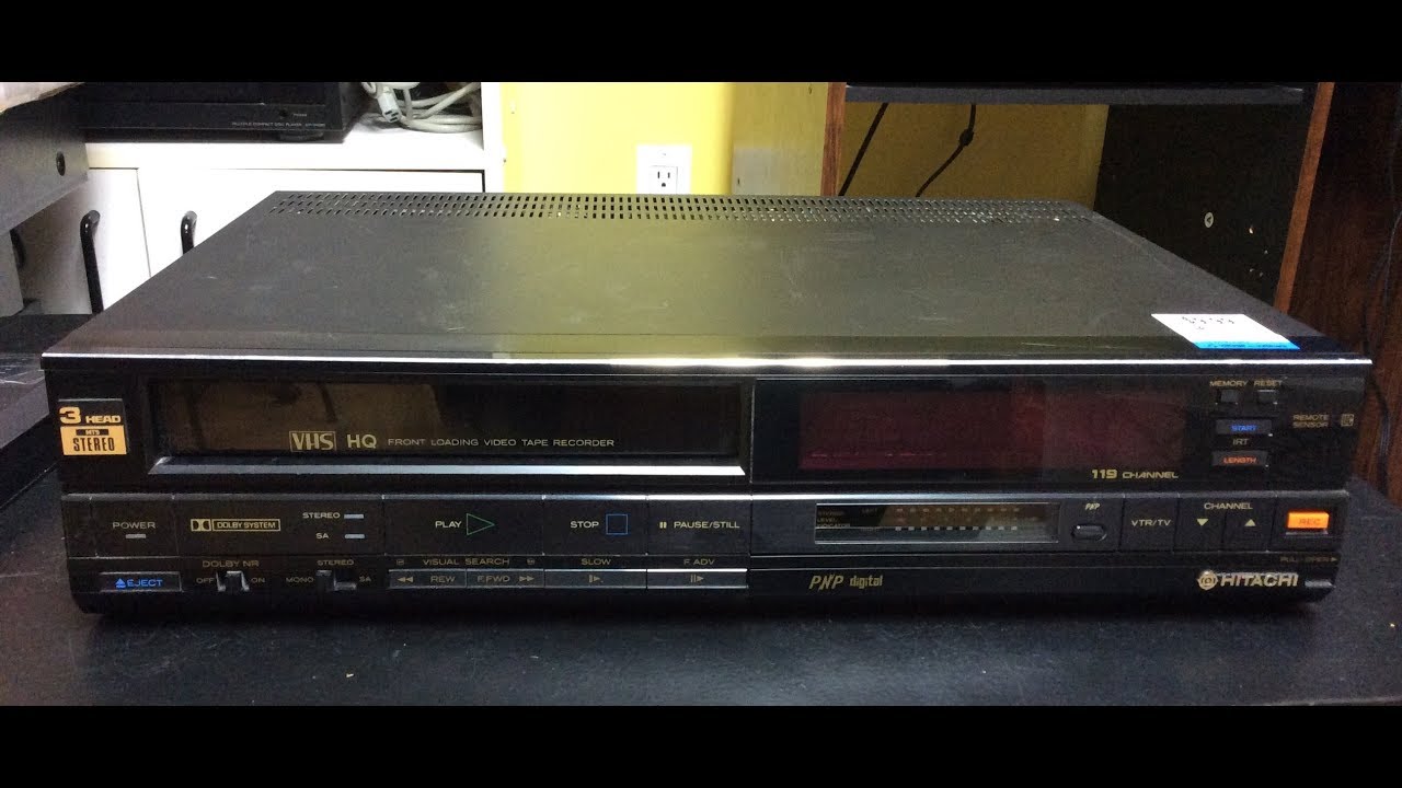 Broken Hitachi VT1570A VCR YouTube