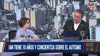 🔵 Ian tiene 10 años y concientiza sobre el autismo