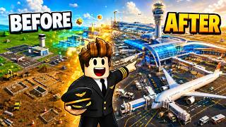 Dari Tanah Kosong Sampai Jadi Airport Paling Canggih 😱✈️🔥┃Airport Tycoon Roblox Malaysia
