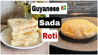 Step By Step Guyanese 🇬🇾Sada Roti Recipe #guyaneserecipe #viralvideo #sadaroti #rotirecipe