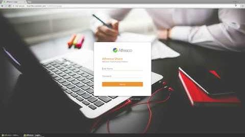 Alfresco login page customization