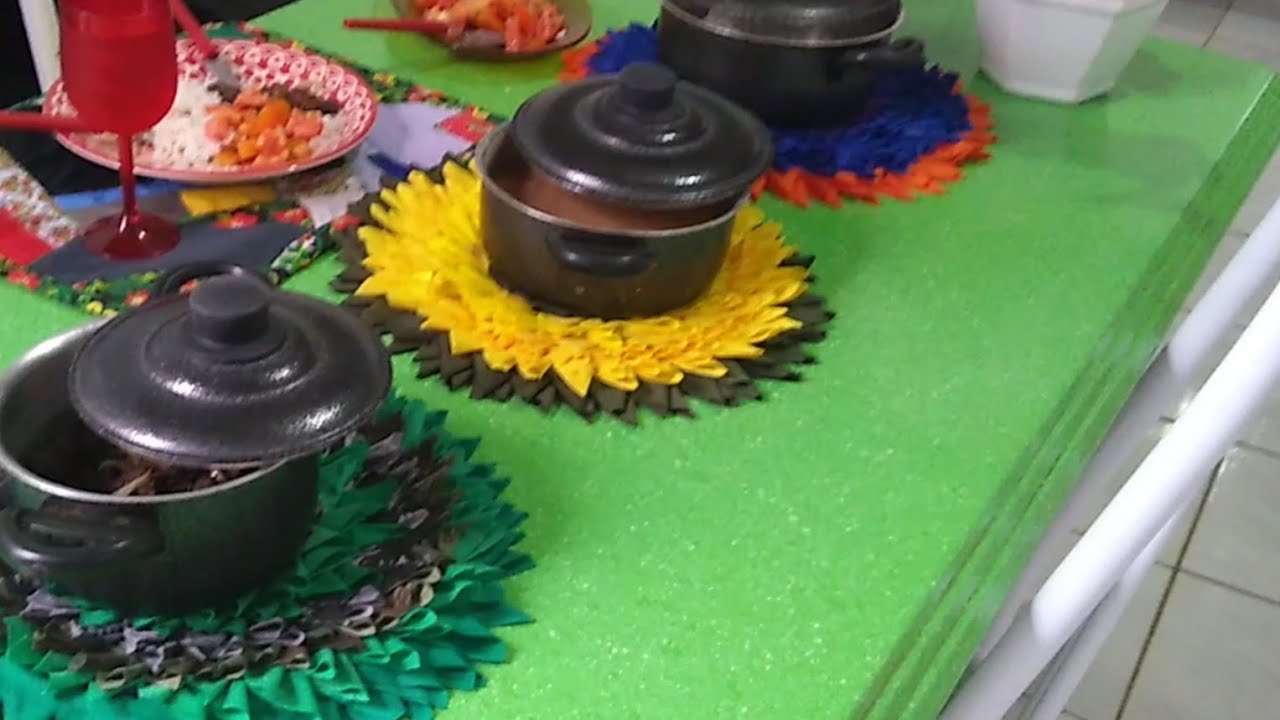 DIY - ENSINANDO FAZER DESCANSO DE PANELA DIFERENTES.