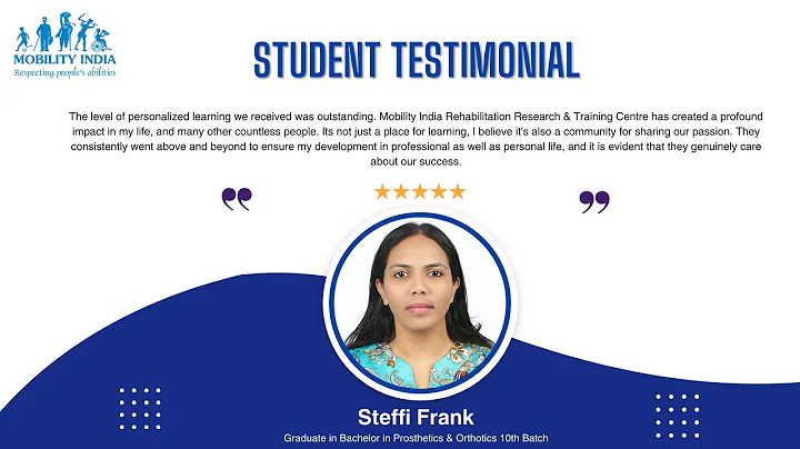 Hear From Orthotics and Prosthetics Student👩‍🎓| Mobility India 😮