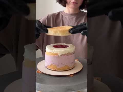 ЭТО было СЛОЖНО! Трёхъярусный свадебный торт🤍Сколько он весит? #shorts #рецепт #торт #свадебныйторт