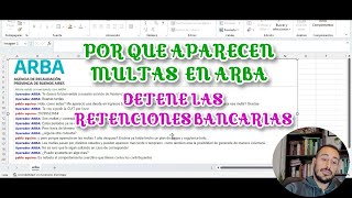 Por que aparecen MULTAS en ARBA, detene las retenciones bancarias