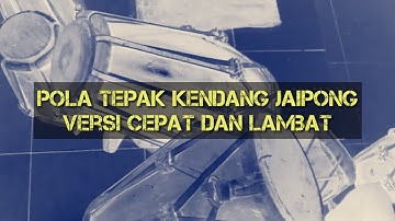 Tutorial dasar pola tepak kendang jaipong / kendang sunda. Versi cepat dan lambat