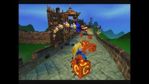 Crash Bandicoot Warped #3 - Orient Express - Crystal & Gem