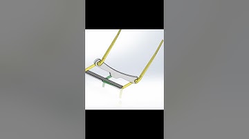 Wiper Mechanism Animation | A 4-Bar Linkage in SolidWorks 🚗