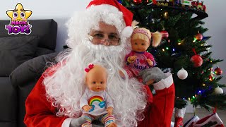 las bebes nenuco hermanitas traviesas abren sus regalos de navidad