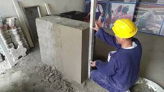 Tile & block plaster mason trade test for Romania #Viral #shorts  #jobscreator #career #mason