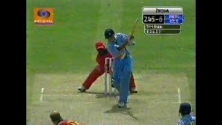 Ajit Agarkar 40 of 19 Balls & 63 Runs Stand with Muhammad Kaif vs Zimbabwe at Faridabad, 2002