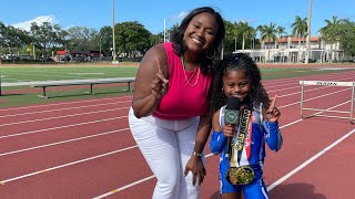 Meet the fastest 6 year old in the NATION! @Alayaambi