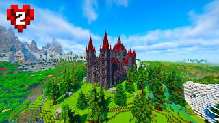 I Built The ULTIMATE Villager Trading Hall in Hardcore Minecraft!