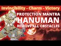 Powerful hanuman mantra for victory  protection and invincibility mantra    