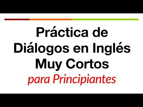 Video: Dónde Encontrar Diálogos En Inglés Con Traducción