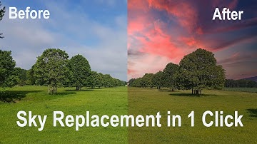 Change Sky Just in 1 Click in Photoshop 2021