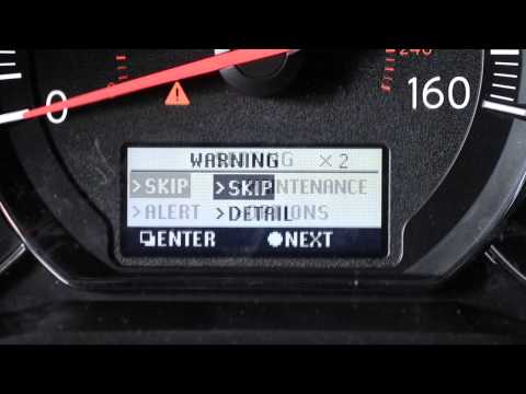 2014 Nissan Maxima -  Vehicle Information Display