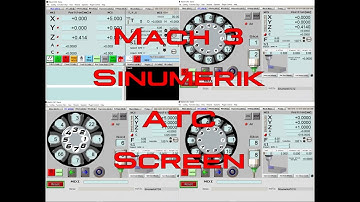Mach3 Sinumerik Rotary ATC Screen sets