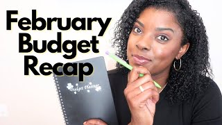 Monthly Budget Recap | What I spent in a month compared to my budget + March Budget Prep