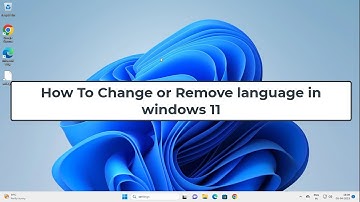 How To Change or Remove Language in Windows 11