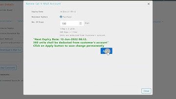 How to Renew SAT V Mail License in Falcon Mega Track