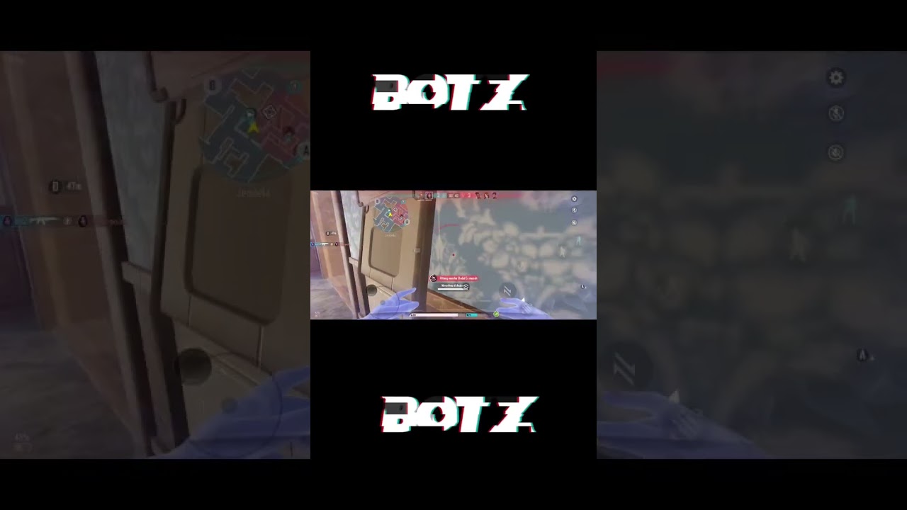 hyper front 1 vs 4 clutch | valorant mobile