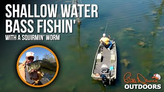 Shallow Water Bass Fishin' with a Squirmin' Worm | Bill Dance Outdoors
