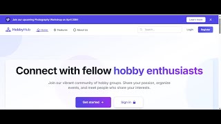 HobbyHub Platform – Web App for Communities | PHP, MySQL, Tailwind CSS | Full Project Demo